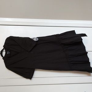 Black asymmetrical dress NWT